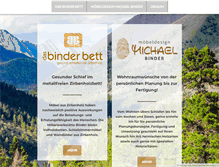 Tablet Screenshot of moebel-binder.at